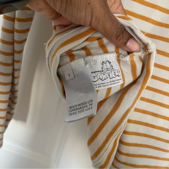 Wood Wood x Garfield Moa Long Sleeve T-Shirt - Picture 7 of 8